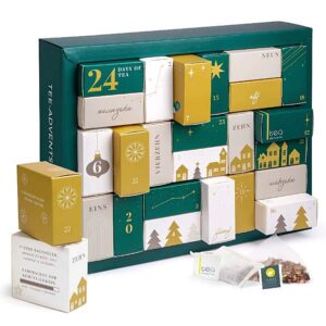 Ein Bild von Erlebnis Tee Adventskalender - Pyramidenbeutel, in der Kategorie Tee diverse
