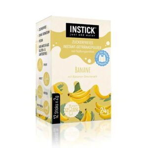 Ein Bild von Instick Milk - Banane - 12 x 2g, in der Kategorie Nahrungsmittel